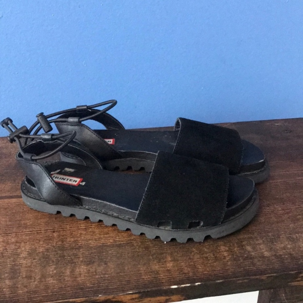 Hunter Black Women's Sandals